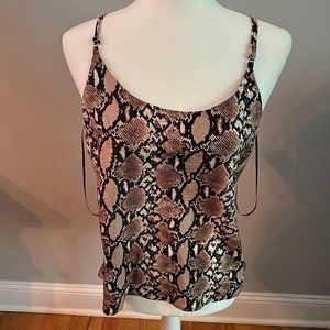 Women's Snakeskin Camisole Top